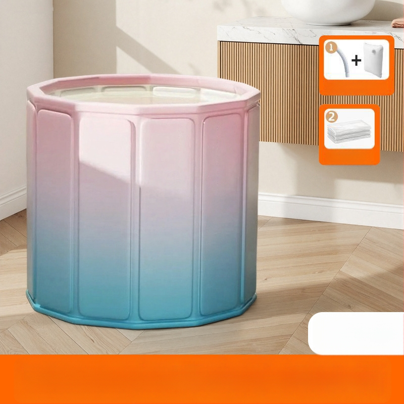 Cadă de baie pliabilă pentru copii – material tarpaulin; tip: cadă pliabilă; potrivită pentru baie