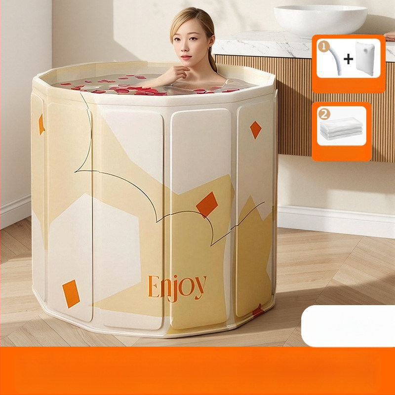 Cadă de baie pliabilă pentru copii – material tarpaulin; tip: cadă pliabilă; potrivită pentru baie