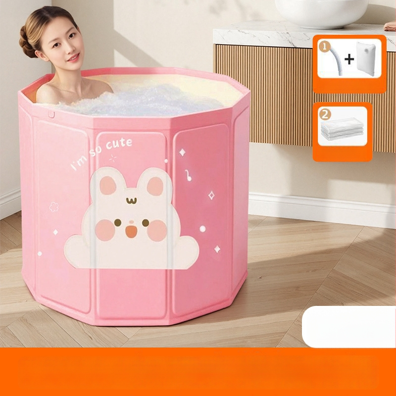 Cadă de baie pliabilă pentru copii – material tarpaulin; tip: cadă pliabilă; potrivită pentru baie