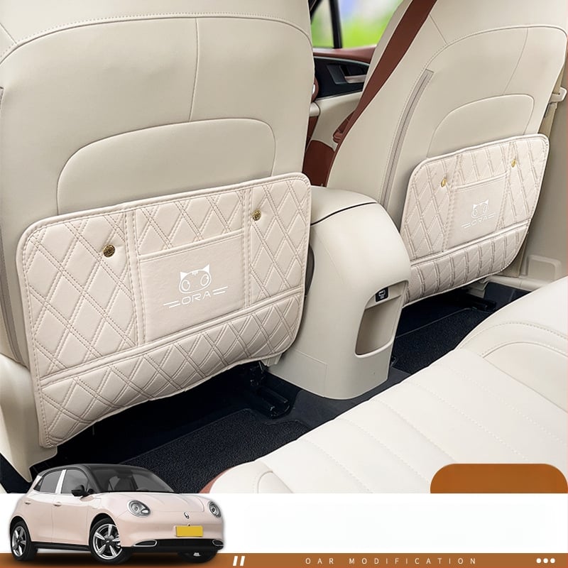 Pernă de protecție pentru spatele scaunului auto, împotriva loviturilor cu piciorul, piele, brand Caska, umplutură Alte, model Alte