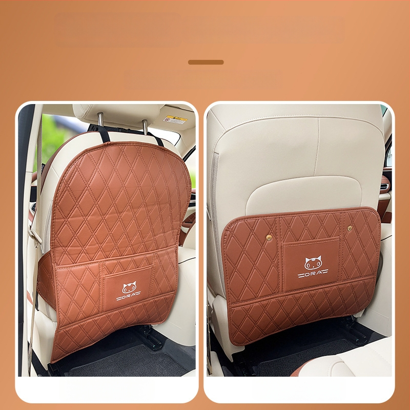 Pernă de protecție pentru spatele scaunului auto, împotriva loviturilor cu piciorul, piele, brand Caska, umplutură Alte, model Alte