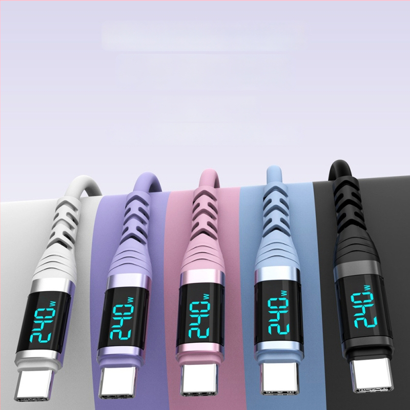 Yichen 240W Type-C gyorstöltés adatkábel, hossz 1–2 m, 48V5A, 480 Mbps