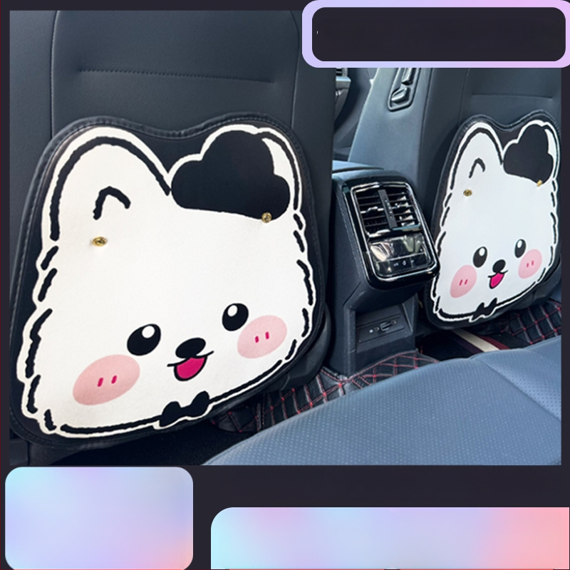 Protector pentru spătarul scaunului auto – piele, durabil, impermeabil, pentru toate anotimpurile, margini cusute