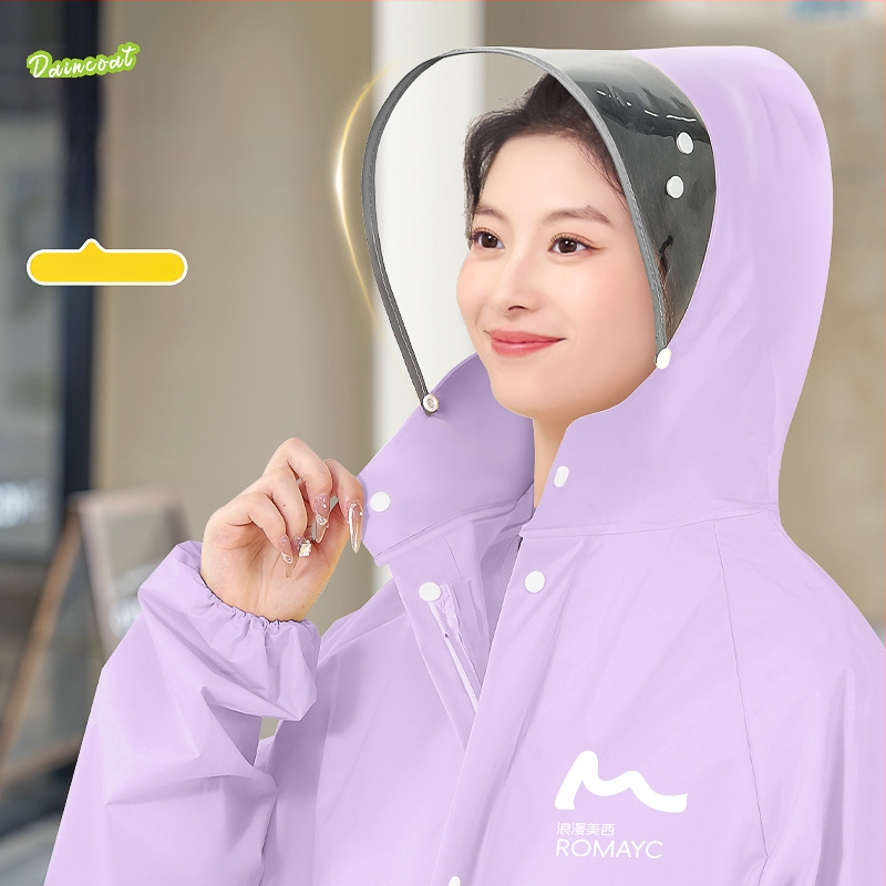 Esőkabát, repülőcsésze-stílusú, vastag anyag, logónyomtatás megengedett (felnőtt, egy személy)