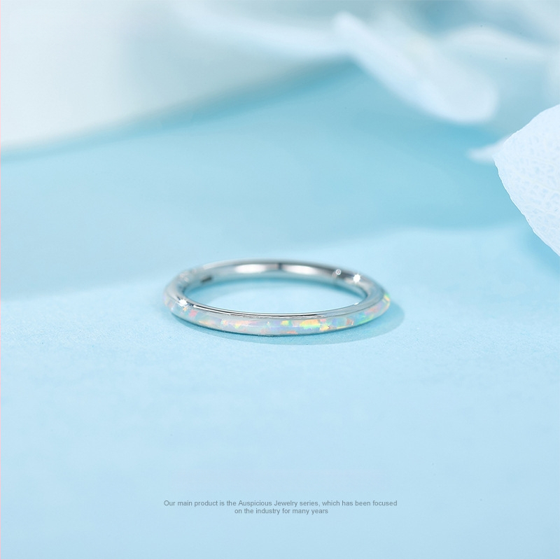 Inel nazal din oțel inoxidabil 316, formă geometrică, lucrat manual, unisex