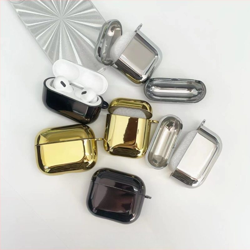 Kesida TPU електроплакиран защитен калъф за Apple безжични слушалки – общ стил, съвместим с Apple