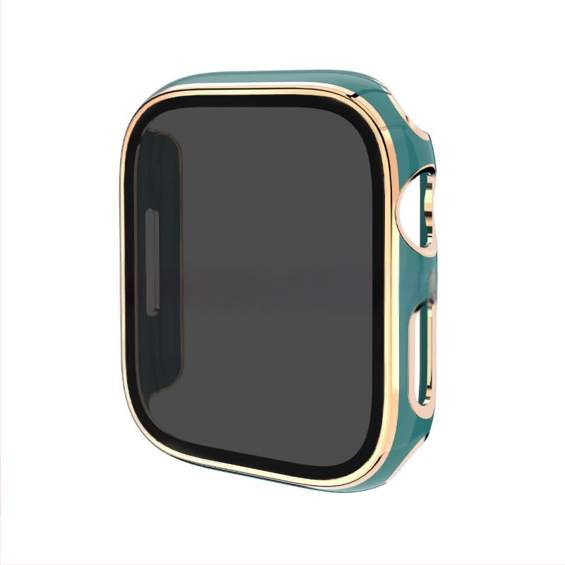 Apple Watch védőtok PC alapanyagból, magánéletvédelmi dizájnnal és elektroplatinált felülettel