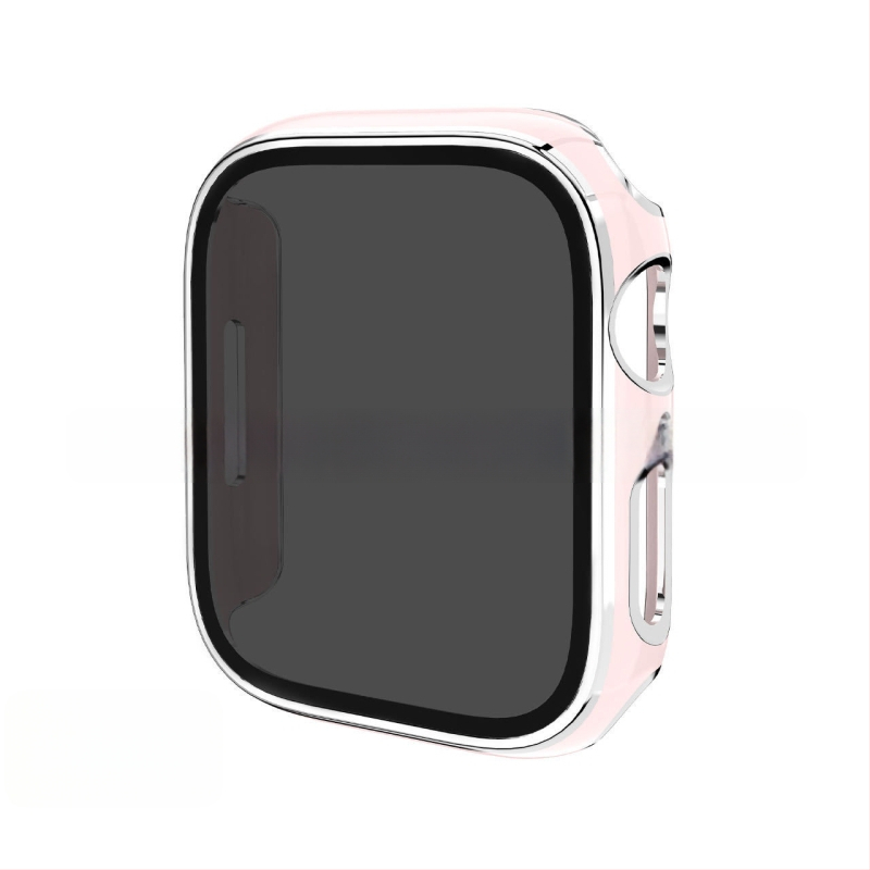 Apple Watch védőtok PC alapanyagból, magánéletvédelmi dizájnnal és elektroplatinált felülettel