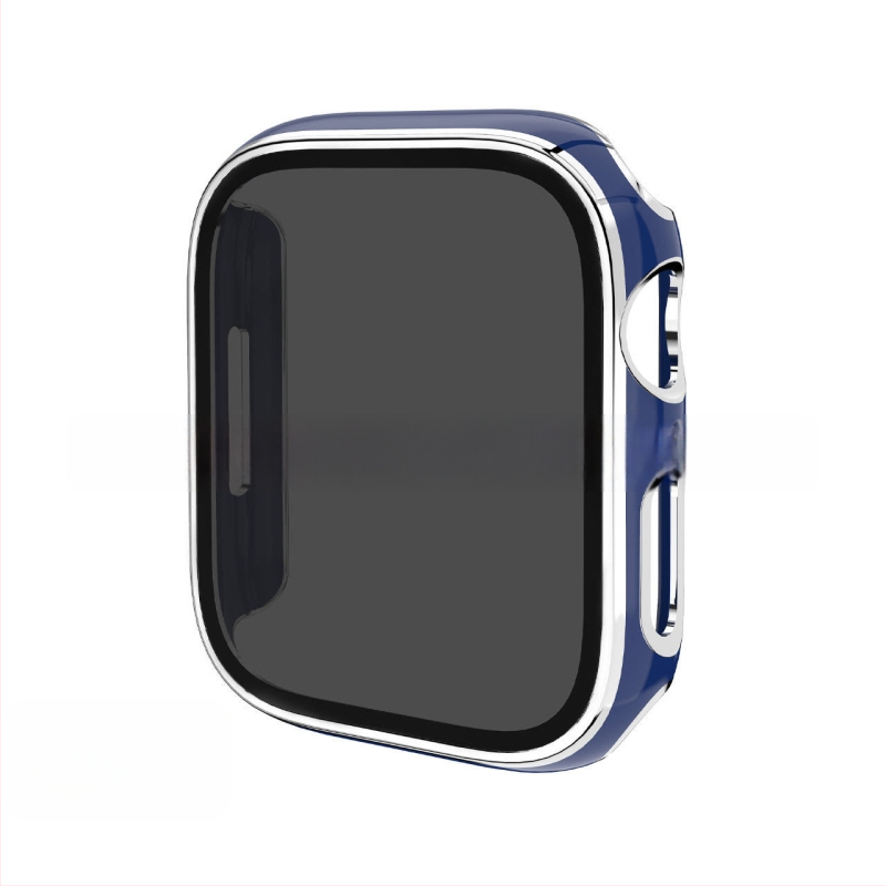 Apple Watch védőtok PC alapanyagból, magánéletvédelmi dizájnnal és elektroplatinált felülettel