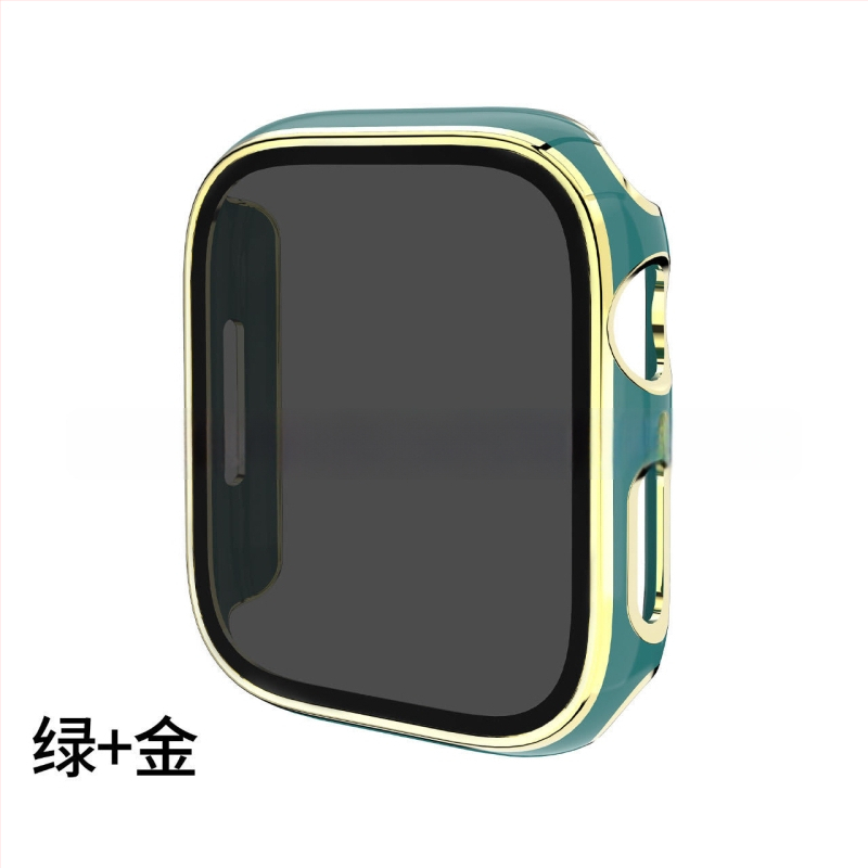 Apple Watch védőtok PC alapanyagból, magánéletvédelmi dizájnnal és elektroplatinált felülettel