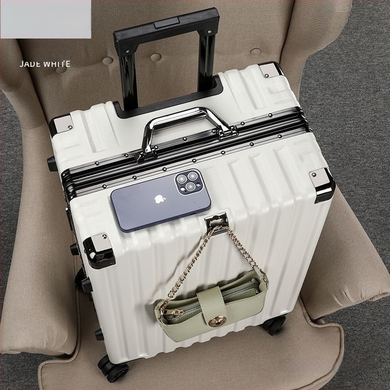 Putni kofer s karbonskim tijelom i aluminijskim okvirom, otvaranje na zatvarač, vodootporan, s proširivim slojem