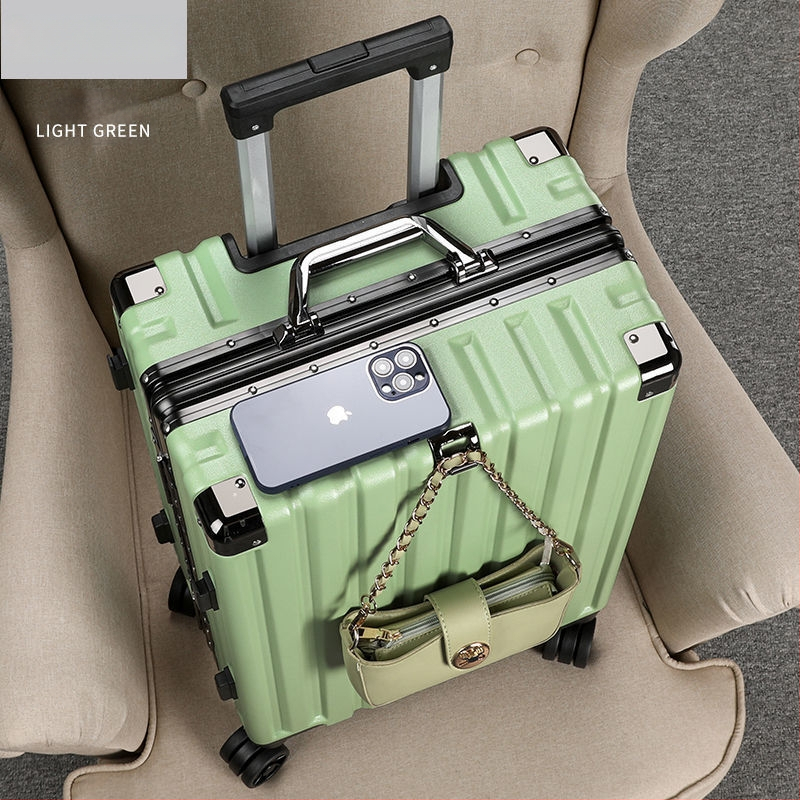 Putni kofer s karbonskim tijelom i aluminijskim okvirom, otvaranje na zatvarač, vodootporan, s proširivim slojem