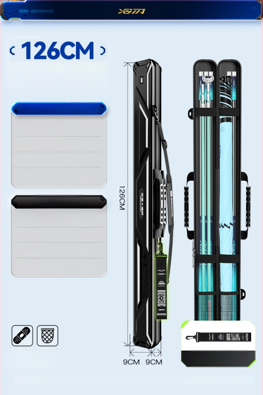Horgászbot táska - Kemény héj, PU anyag, Tároló táska, Márka: Other