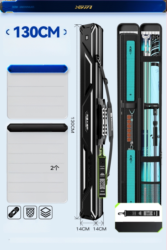 Horgászbot táska - Kemény héj, PU anyag, Tároló táska, Márka: Other