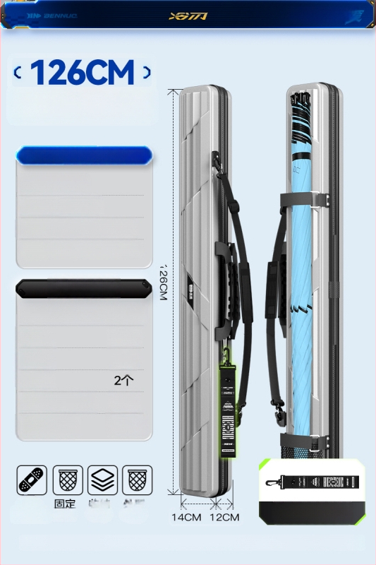 Horgászbot táska - Kemény héj, PU anyag, Tároló táska, Márka: Other