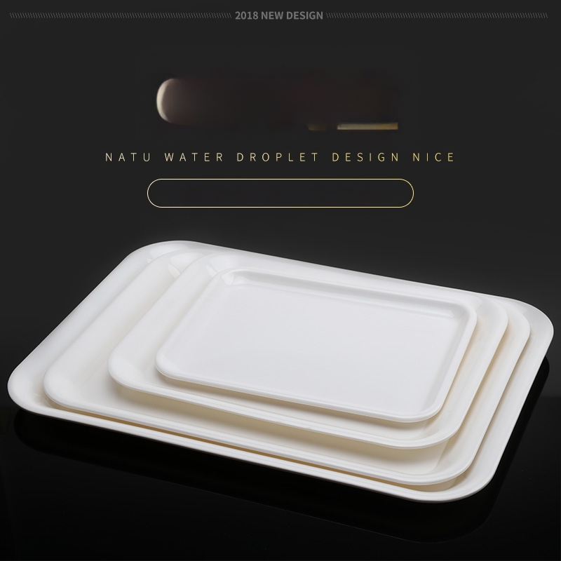 Tavă din melamină, formă neregulată, design modern minimalist, potrivită pentru hoteluri și mese