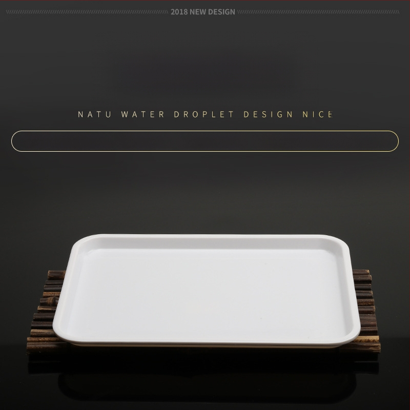 Tavă din melamină, formă neregulată, design modern minimalist, potrivită pentru hoteluri și mese