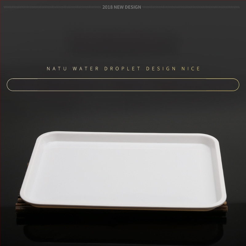 Tavă din melamină, formă neregulată, design modern minimalist, potrivită pentru hoteluri și mese