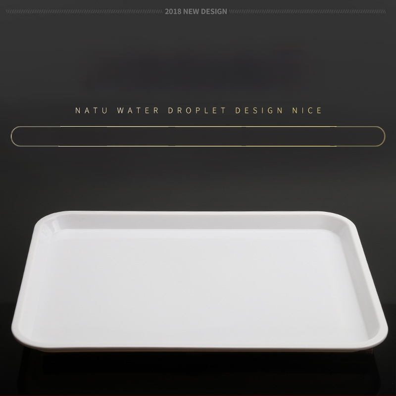 Tavă din melamină, formă neregulată, design modern minimalist, potrivită pentru hoteluri și mese