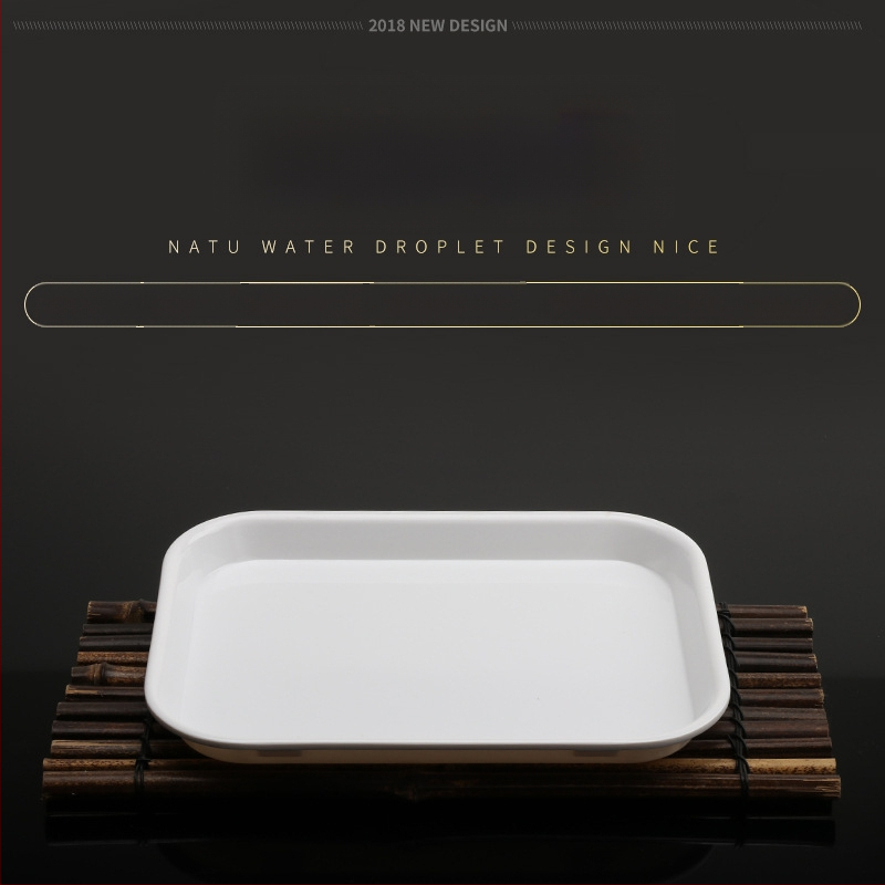 Tavă din melamină, formă neregulată, design modern minimalist, potrivită pentru hoteluri și mese