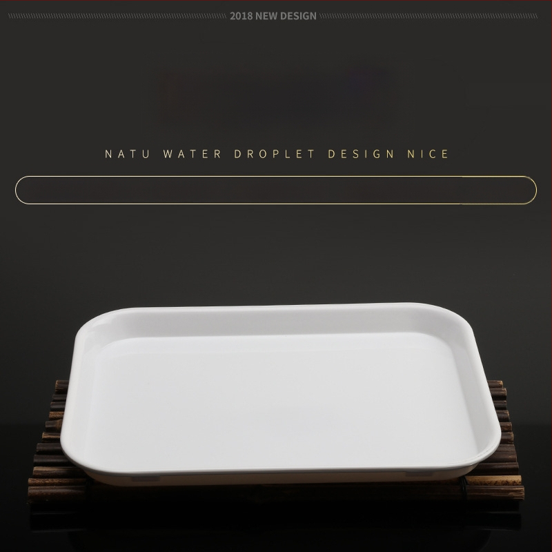 Tavă din melamină, formă neregulată, design modern minimalist, potrivită pentru hoteluri și mese