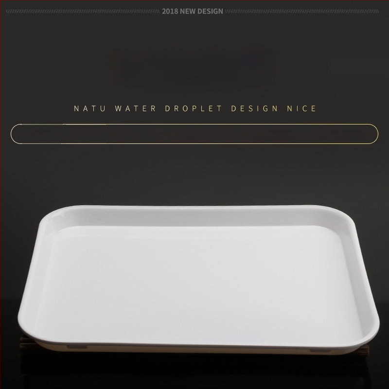 Tavă din melamină, formă neregulată, design modern minimalist, potrivită pentru hoteluri și mese