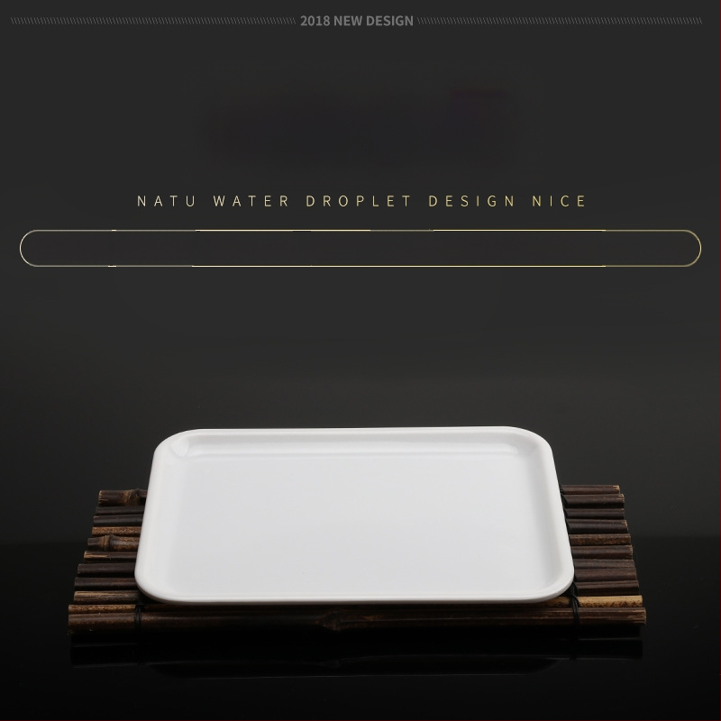 Tavă din melamină, formă neregulată, design modern minimalist, potrivită pentru hoteluri și mese