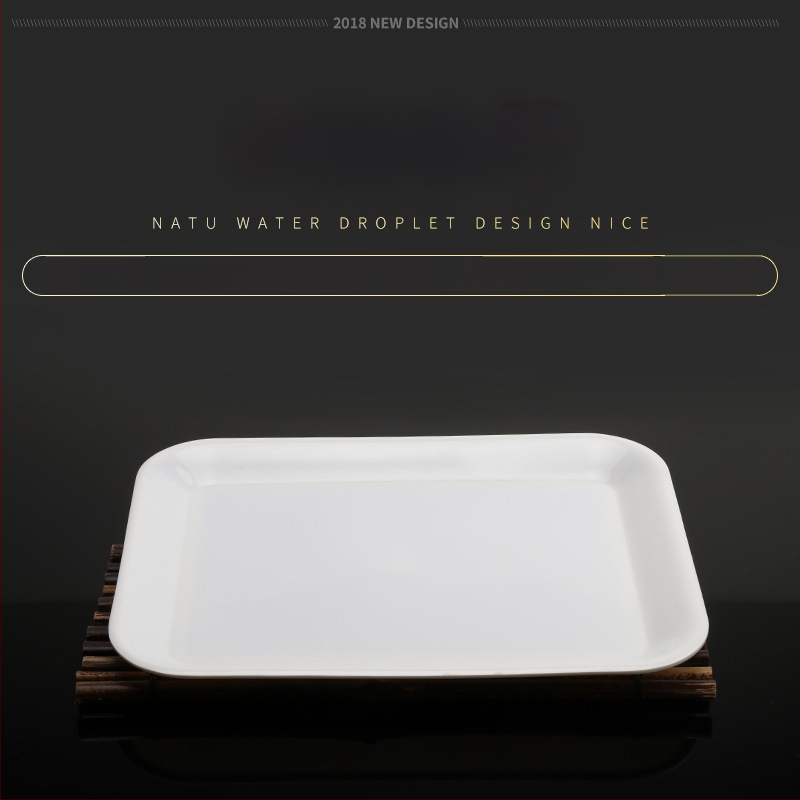 Tavă din melamină, formă neregulată, design modern minimalist, potrivită pentru hoteluri și mese