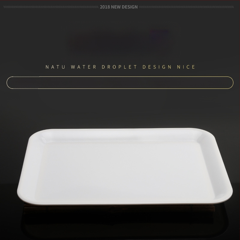 Tavă din melamină, formă neregulată, design modern minimalist, potrivită pentru hoteluri și mese