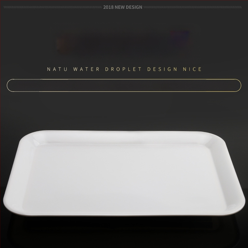 Tavă din melamină, formă neregulată, design modern minimalist, potrivită pentru hoteluri și mese