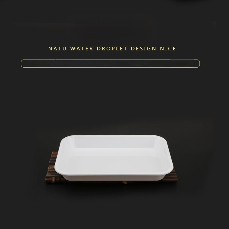 Tavă din melamină, formă neregulată, design modern minimalist, potrivită pentru hoteluri și mese