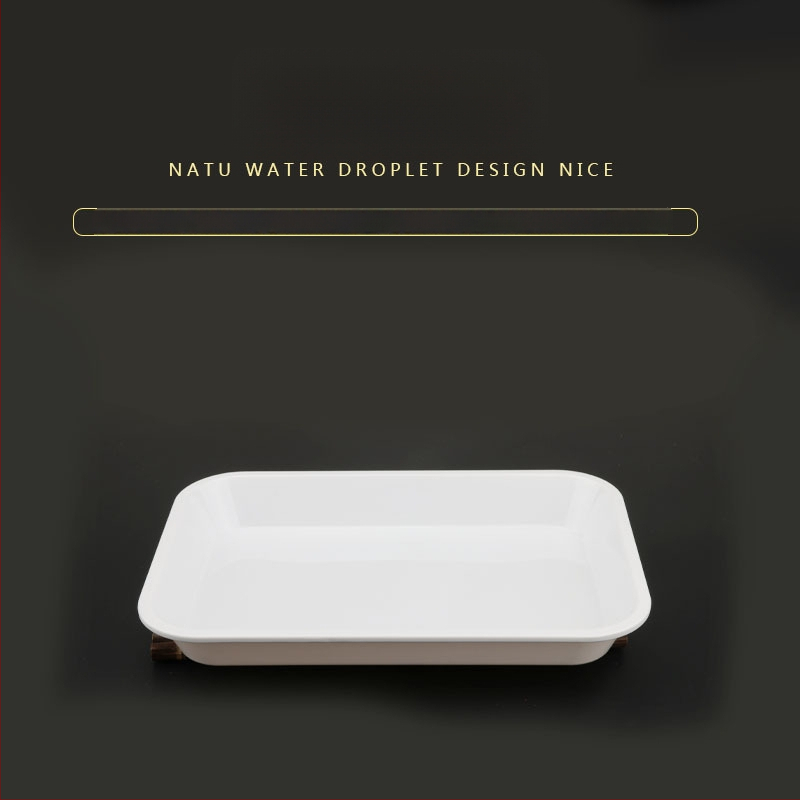 Tavă din melamină, formă neregulată, design modern minimalist, potrivită pentru hoteluri și mese