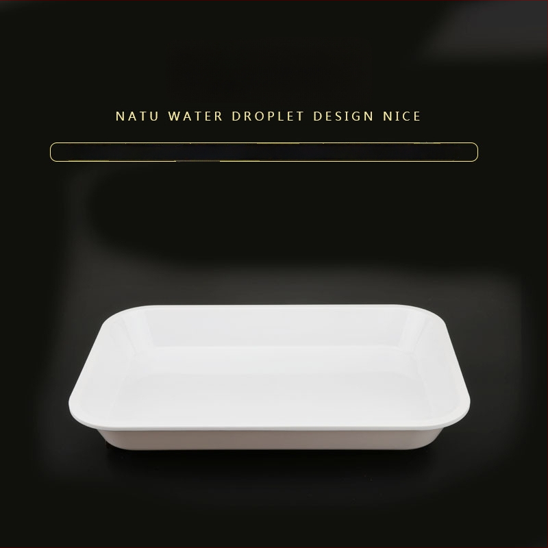 Tavă din melamină, formă neregulată, design modern minimalist, potrivită pentru hoteluri și mese