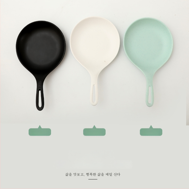 Farfurie cu mâner din melamină, stil Nordic, design simplu, pentru adulți, necompatibilă cu microundele