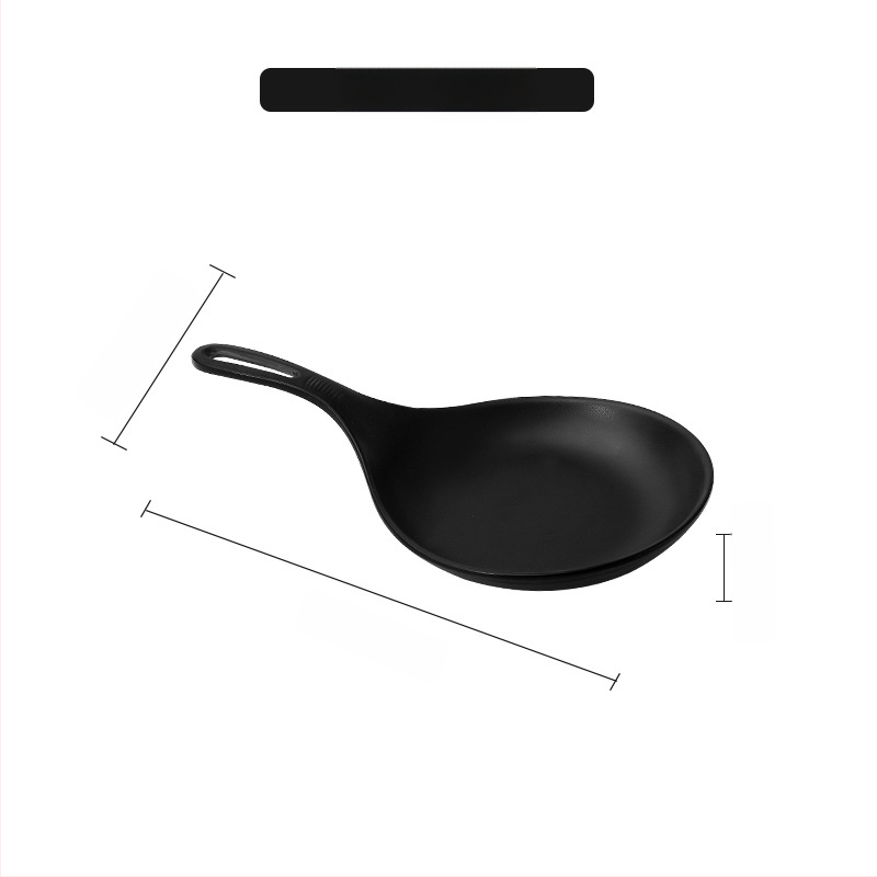 Farfurie cu mâner din melamină, stil Nordic, design simplu, pentru adulți, necompatibilă cu microundele