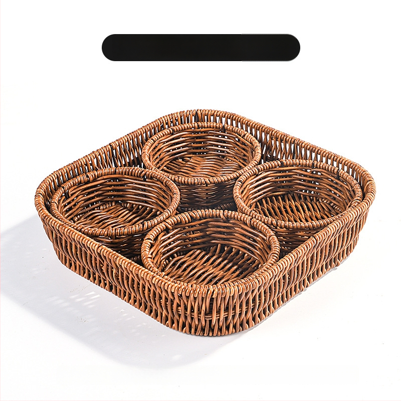 Vaisių lėkštė – keramikinė, lauko stilius, paprastas dizainas, prekės numeris 9658412