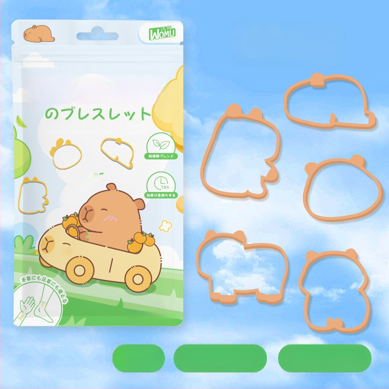 Гривна против комари с аромат, марка Warm, стил Kapibala, за деца.