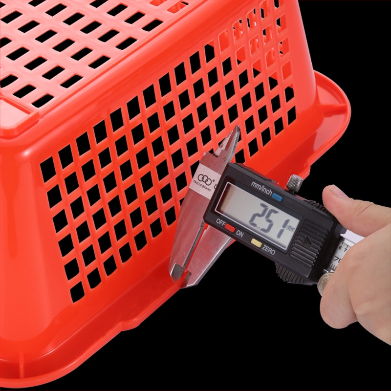 Tárolókosár, vastagított műanyag, téglalap alakú lefolyónyílásokkal (Modell: P8011, Anyag: Műanyag, Stílus: Modern egyszerűség)