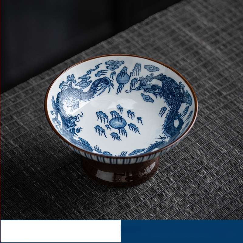 Yifang porcelininė vaisių lėkštė, naujasis kinų stilius, lengvas retro prabanga