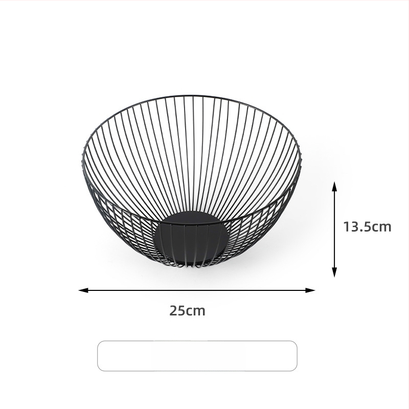 Vasból készült szabálytalan alakú gyümölcskosár konyhához és nappaliba, vízelvezető és tároló funkció, világos luxus retro stílus