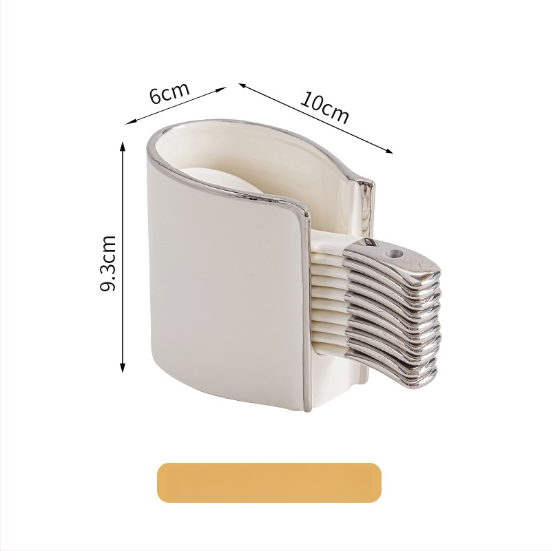 Suport ceramic pentru linguri; stil lux ușor; marcă: Aili Ceramics; material: ceramică; finisaj: aruncare cu apă