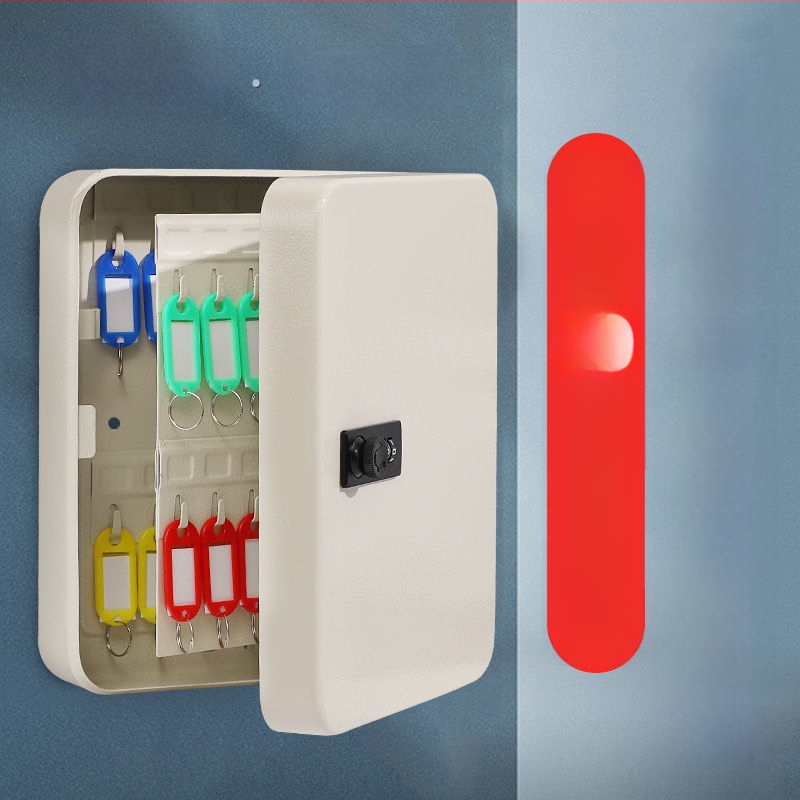 Стенно монтиран шкаф за ключове с парола – Модел 1, домашно ползване, съхранение на автомобилни ключове, стил модерна простота