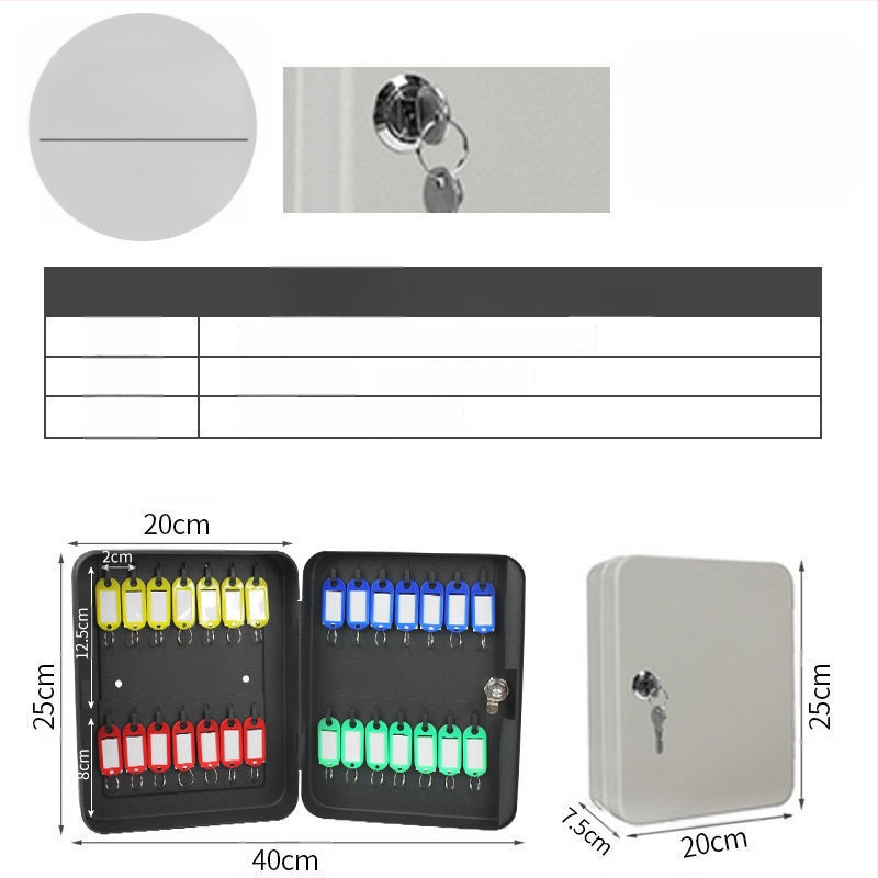 Стенно монтиран шкаф за ключове с парола – Модел 1, домашно ползване, съхранение на автомобилни ключове, стил модерна простота