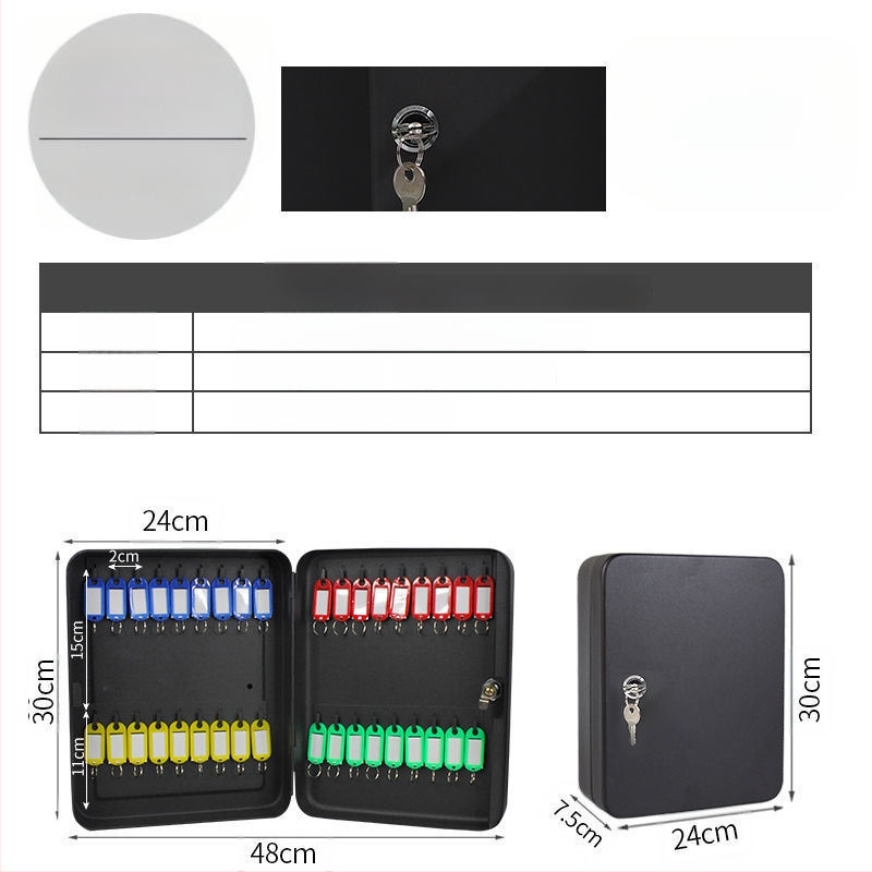 Стенно монтиран шкаф за ключове с парола – Модел 1, домашно ползване, съхранение на автомобилни ключове, стил модерна простота