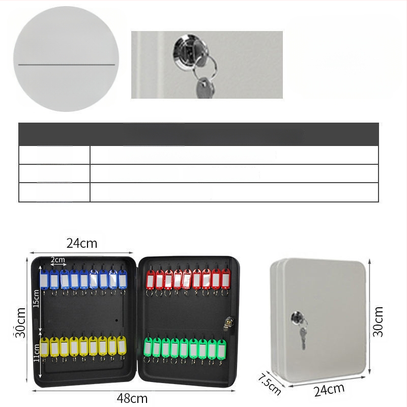 Стенно монтиран шкаф за ключове с парола – Модел 1, домашно ползване, съхранение на автомобилни ключове, стил модерна простота