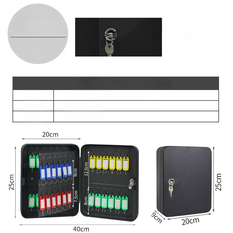 Стенно монтиран шкаф за ключове с парола – Модел 1, домашно ползване, съхранение на автомобилни ключове, стил модерна простота