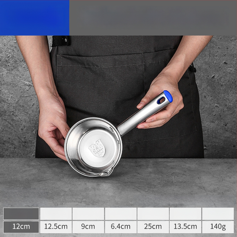 Lingură de supă din oțel inoxidabil 304, cu mâner lung și bol îngroșat, rezistentă la temperaturi înalte pentru bucătăriile comerciale