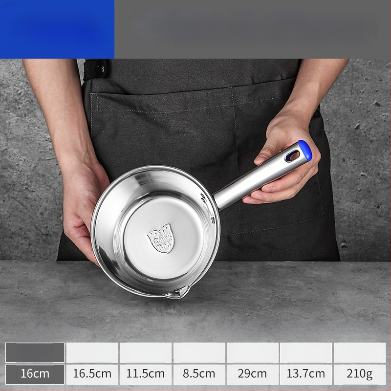 Lingură de supă din oțel inoxidabil 304, cu mâner lung și bol îngroșat, rezistentă la temperaturi înalte pentru bucătăriile comerciale