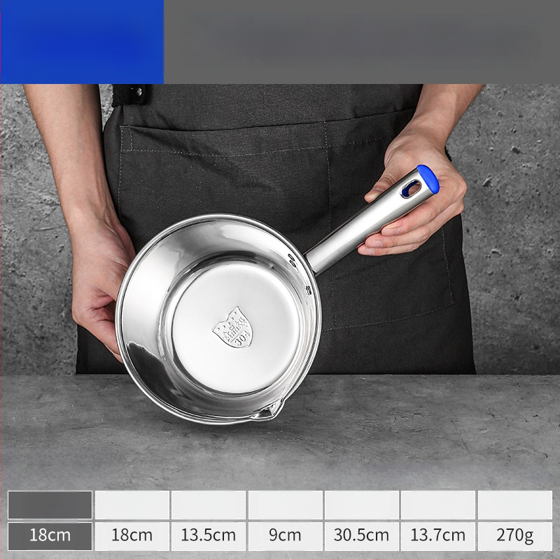 Lingură de supă din oțel inoxidabil 304, cu mâner lung și bol îngroșat, rezistentă la temperaturi înalte pentru bucătăriile comerciale