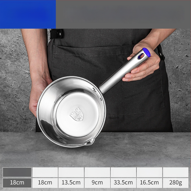 Lingură de supă din oțel inoxidabil 304, cu mâner lung și bol îngroșat, rezistentă la temperaturi înalte pentru bucătăriile comerciale